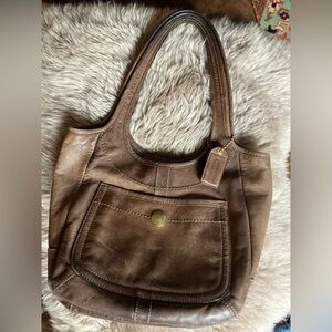 Coach Ergo Hobo Shoulder Bag with the style number 11285 Brown Leather